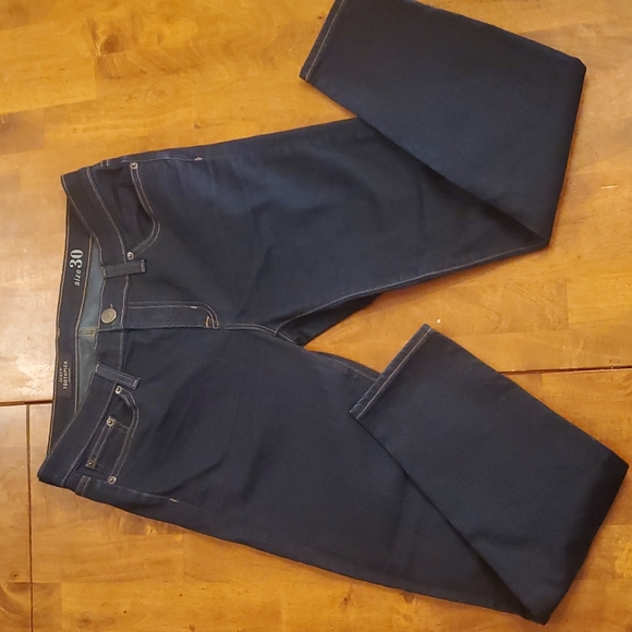 New JCrew Dark Blue Toothpick Jeans Size 30